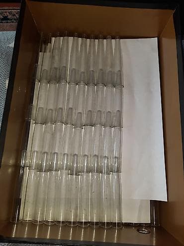 Кислородные подушки: Пробирки для анализов
146 штук 
1 пробирка-50 сом — 1