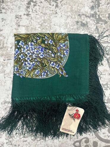 арабский головной убор: Платки Павлопосадские✨ Новое поступление 😍 Размер 89*89 с бахромой / — 5