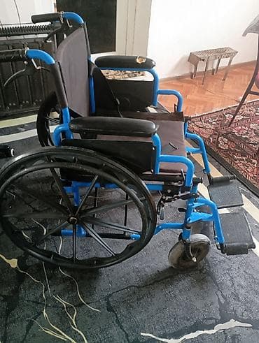 Медициналык жабдуулар: Инвалидная коляска с ручным приводом - Легкая складывающаяся рама из — 5