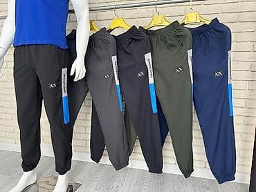 брюки nike: Мужские спортивные брюки-джоггеры - Легкая дышащая ткань: гладкая на — 2
