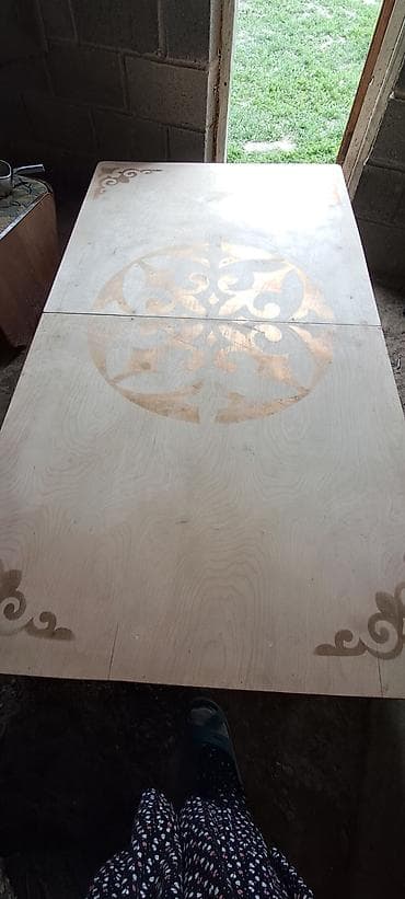 туалетная зеркало: Складной походный стол, Дерево — 1