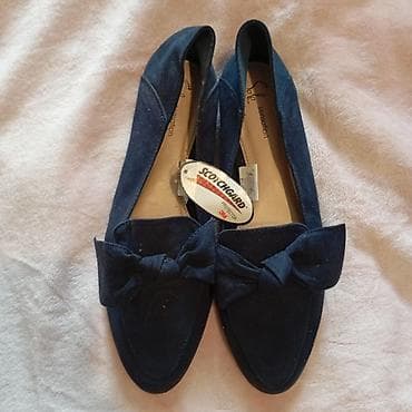 Мокасины и лоферы: Балетки/лоферы 42 размера женские Sole Sensation - Цвет: тёмно‑синий — 1