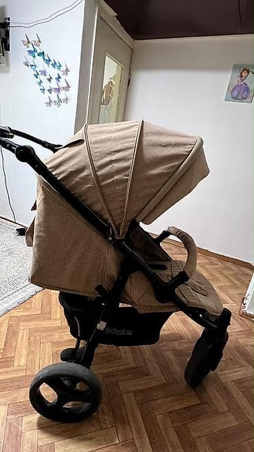 коляска дед: Детская прогулочная коляска Babyton (серия Trio), цвет бежевый — 2