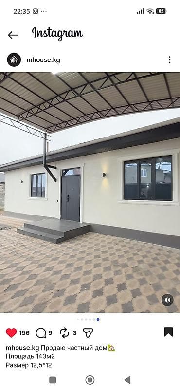 аренда дома балыкчы: Продаётся частный дом Жилмассив в АК Ордо 3 ул.Тологон-ата Площадь — 1