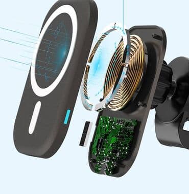 магнитавон авто: Автомобильная магнитная подставка для беспроводной зарядки со — 3