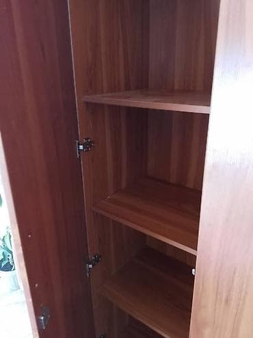 гардеробный шкаф в прихожую: Шифоньер, шкаф для одежды, Б/у, Прямой, ЛДСП — 1