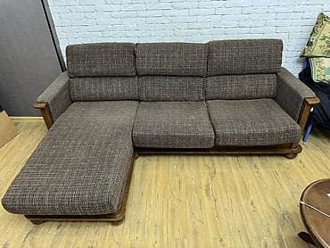 Угловой диван, C подушками, Трехместный at lalafo.kg Угловой диван, C подушками, Трехместный