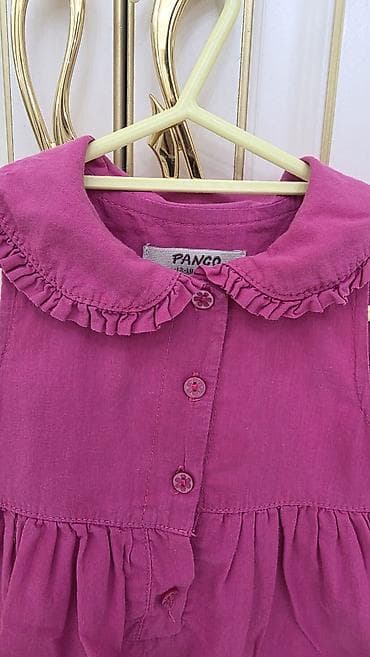 lining брюки: Детское платье, цвет - Розовый, Б/у — 5