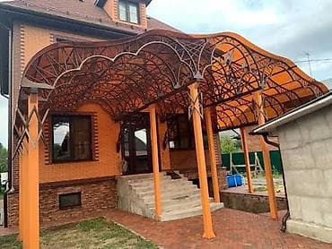 Навес, Арочный, Металл, Поликарбонат, Новый, Установка