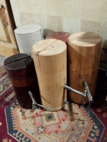 хоккейные формы: Деревянные колодки-болванки для шапок (самодельные). 10 штук -Цена — 1
