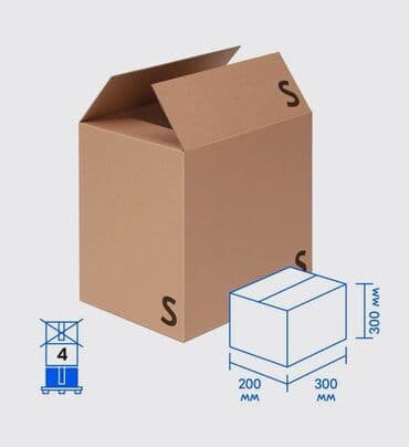 картонные коробки продать: Коробка, 300 см x 200 см x 300 см — 1