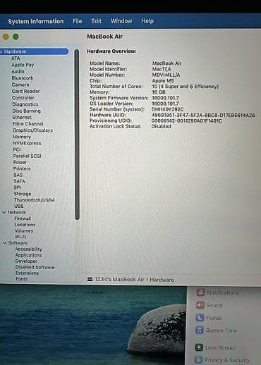 apple macbook: Ультрабук, Б/у, Apple M5, ОЗУ, RAM: 16 ГБ — 7