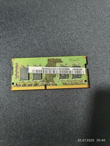 товары для компьютеров: Оперативдик эс-тутум, Колдонулган, Micron, 8 ГБ, DDR4, 2666 МГц, Ноутбук үчүн — 2