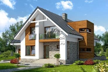 дом 3 комнаты: 55 м², 3 комнаты — 1