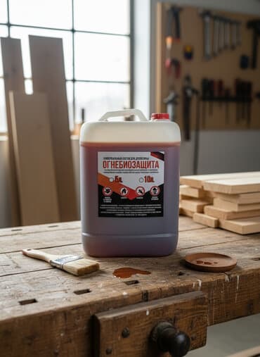 Эмаль: Универсальный состав для защиты древесины от огня и биопоражений — 1