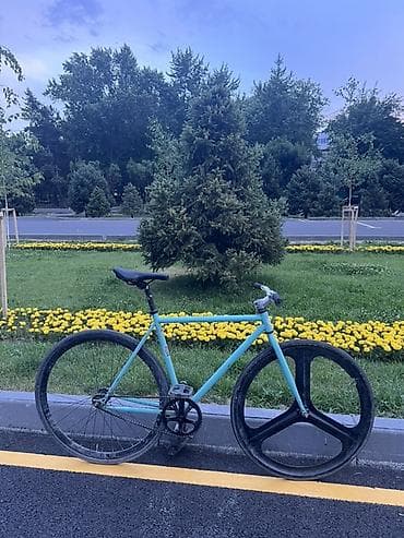 Городские велосипеды: Фикс-байк (фикс/Single Speed) с аэроколёсами - Рама: стальная — 1