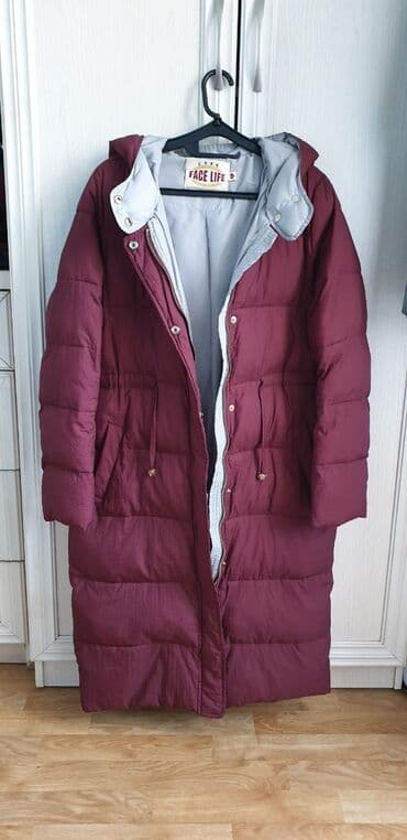 купить женский пуховик большого размера: Пуховик, По колено, S — 2