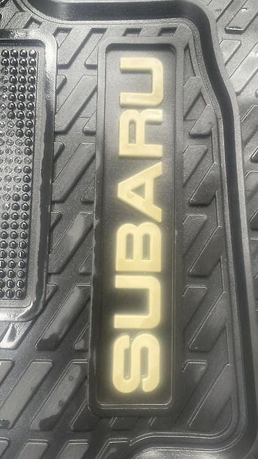 резино: Родные Резиновые Полики Для салона Subaru, цвет - Черный — 2