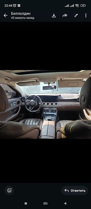 top riding: Mercedes-Benz E-Class: 2019 г., 2 л, Автомат, Дизель, Седан — 1