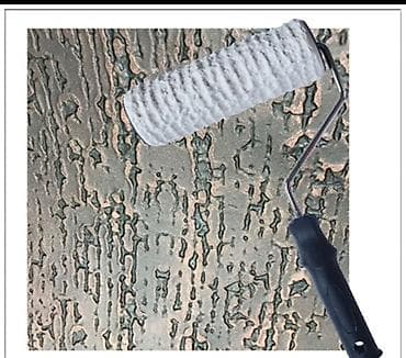 Фактурный валик для декоративной штукатурки/краски «Короед» - Создаёт