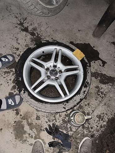 диск на мото: Литые Диски R 18 Mercedes-Benz, Комплект, отверстий - 5, Б/у — 3