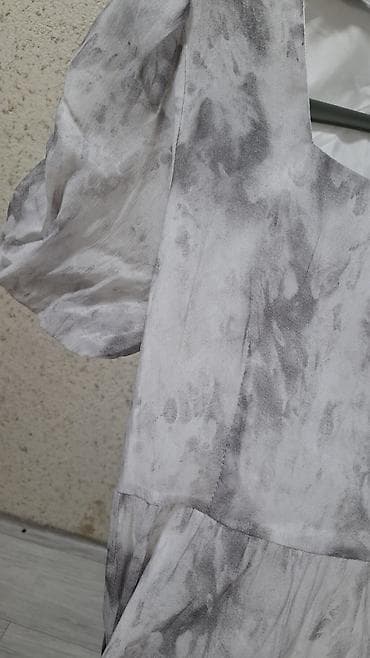 женские платя: Повседневное платье, Лето, Длинная модель, Шифон, Стандарт — 3