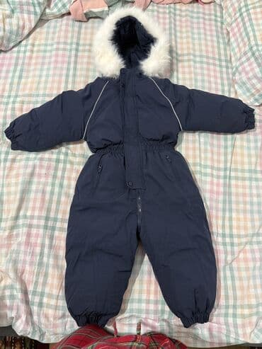 Новый зимний комбинезон синего цвета (до -35С), качество отличное