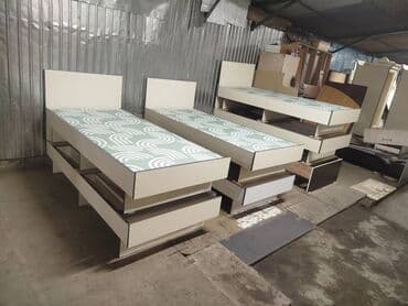 кровать одно местный: Односпальная кровать, Новый, С матрасом, длина - 190 см — 9