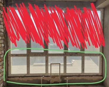 куплю бу стекло: Продаю стеклопакеты от панорамных окон (нижний ряд). Размеры только — 6