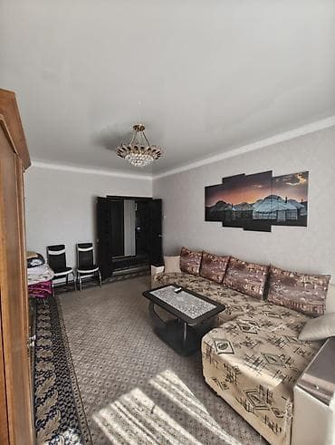4: 2 комнаты, 46 м², Аламедин-1 мкр 105 серия, 5 этаж, Свежий ремонт — 2