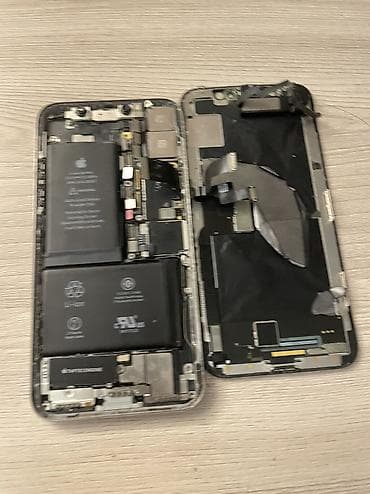 айфон сломанный: IPhone X, Б/у, 256 ГБ, Серебристый, Чехол, 100 % — 3