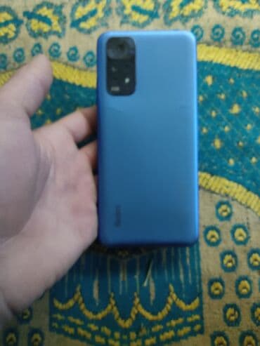 сайма модем: Redmi, Redmi Note 11, Колдонулган, 128 ГБ, түсү - Көк, 2 SIM — 1