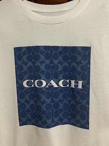 Мужская одежда: Футболка COACH с фирменным принтом(ни разу не одевалась ) -размер L - — 3