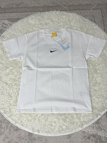 Мужская футболка, M, Nike, Новый, цвет - Белый