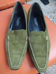 Киреге берилүүчү кийимдер: Продаю женские мокасины,чистая кожа- замша,шикарный цвет хаки,в — 30