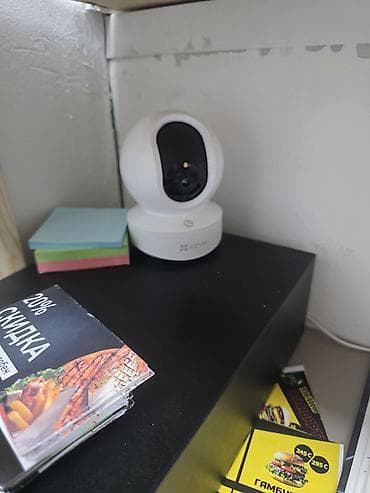 IP-камера Ezviz C6N (поворотная) - Домашняя Wi‑Fi камера lalafo.kg да IP-камера Ezviz C6N (поворотная) - Домашняя Wi‑Fi камера