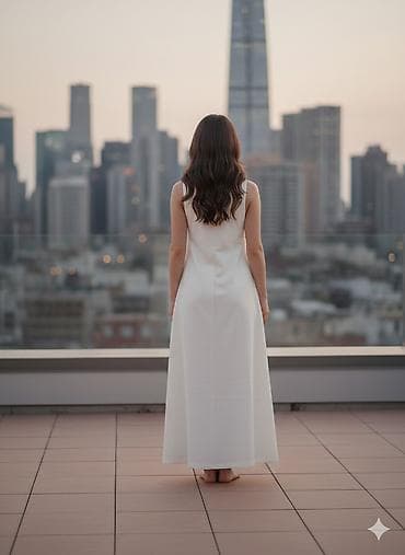 Платья: Повседневное платье, Лето, Длинная модель, Сарафан — 5