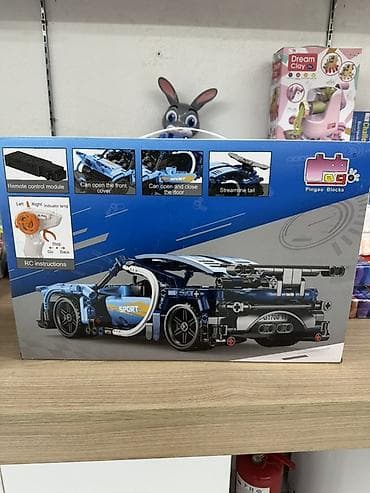 суперкар: Конструктор Pingao Blocks «Block RC Car» 70011 - Радиоуправляемая — 2