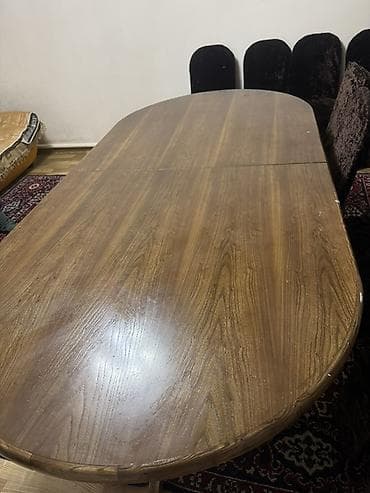 Столы: Стол для зала, Раскладной, Овальная — 4