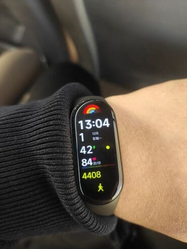 флешка микро: Фитнес-браслет Mi Band 9 - Узкий вертикальный дисплей с яркой цветной — 1