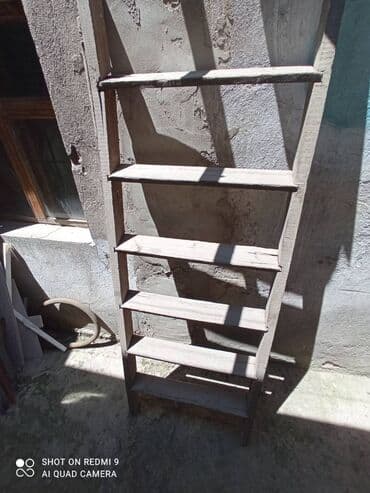 Дизайн, долборлоо: Лестница железная - 700с
Лестница деревянная -500с — 5