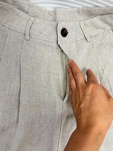 брюки лен: Шорты, Лен, Лето, Китай, Новый, L — 6