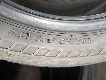 330 rx: Шины 225 / 55 / R 17, Лето, Б/у, 1 шт, Легковые, Япония, Bridgestone — 3