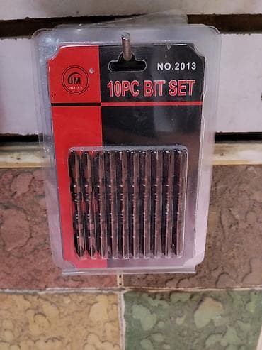 шлицы: Набор бит JM, модель No.2013 — 10 штук - Формат: 10PC BIT SET (набор — 1