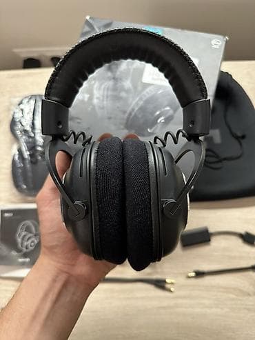 Проводные гарнитуры: Проводные гарнитуры, Logitech, Б/у, цвет - Черный — 3
