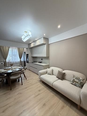 discovery studio: 2 комнаты, 55 м², Аламедин-1 мкр Элитка, 4 этаж, Евроремонт — 7