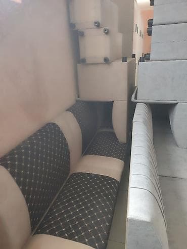 кормящий стол: Кухонный мягкий уголок, Дерево, цвет - Серый — 9