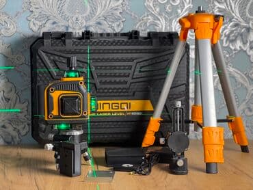 оптический нивелир: Лазерный уровень Dingqi оригинал с зеленым лучом, создающим 16 линий — 2