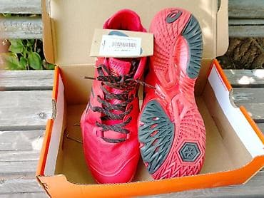 ролик обувь: Мужские кроссовки, 43, Asics, Новый, цвет - Красный — 4