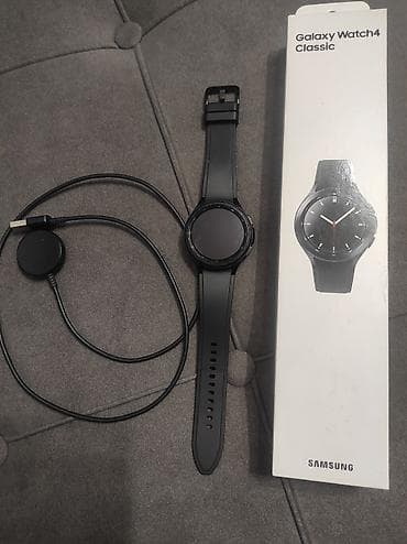 samsung galaxy watch: Samsung Galaxy Watch4 Classic (чёрные) Комплектация: - смарт‑часы — 2
